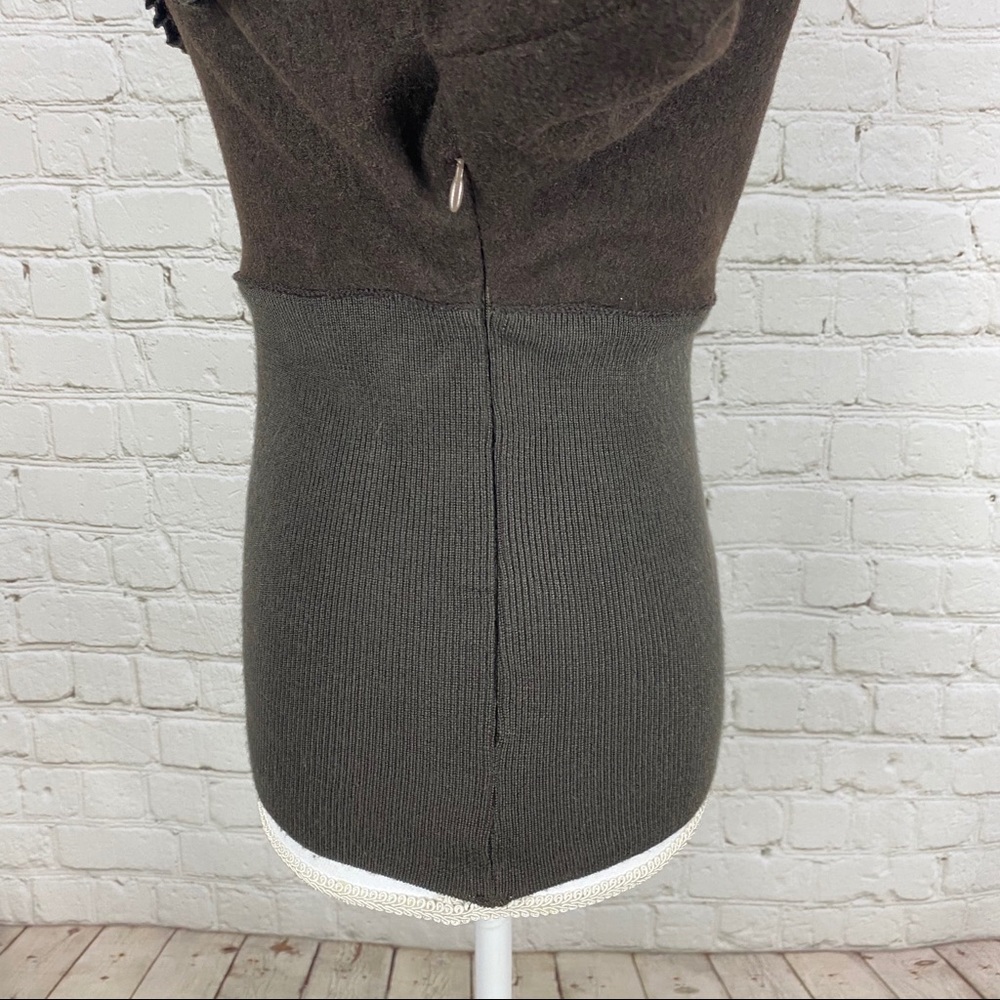 Anthropologie RYU wool ruffled off shoulder knit top SMALL - Picture 7 of 15